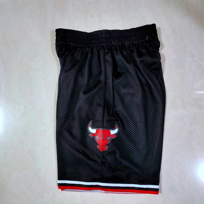 Chicago Bulls Black Classics Basketball Shorts 03