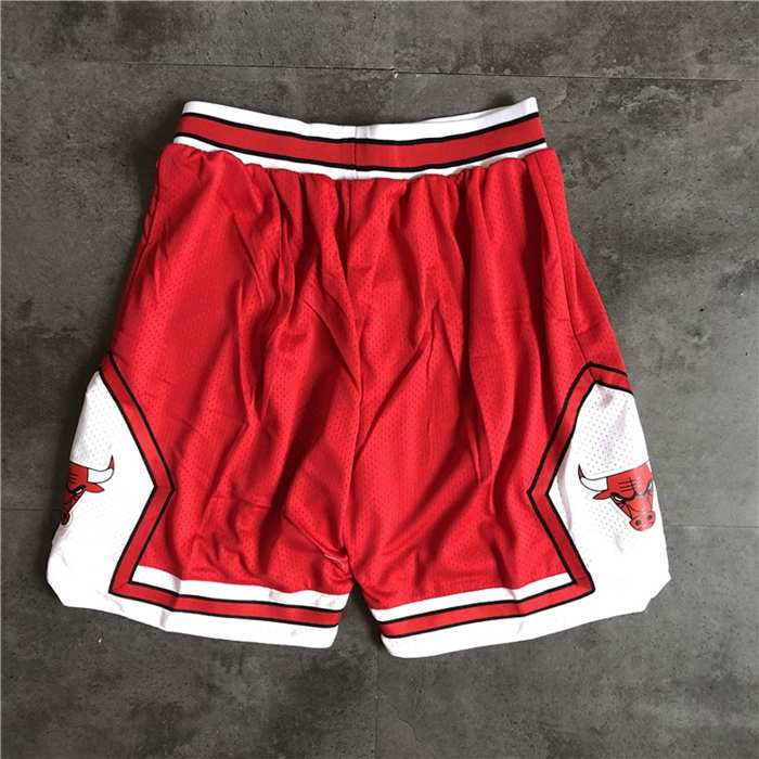 Chicago Bulls Red Classics Basketball Shorts