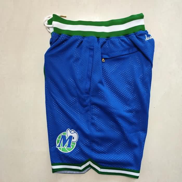 Dallas Mavericks Just Don Blue Basketball Shorts