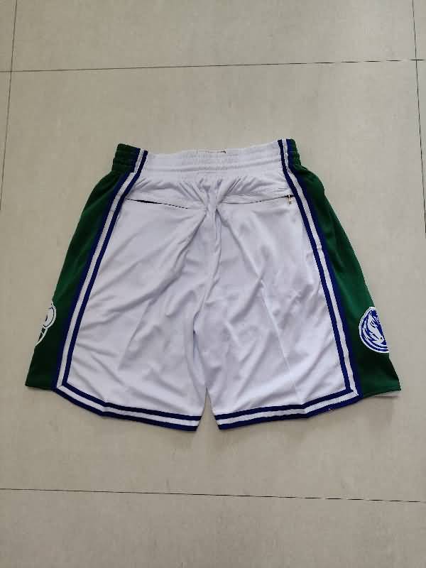 Dallas Mavericks Just Don White Basketball Shorts