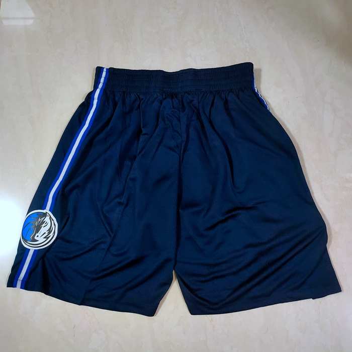 Dallas Mavericks Dark Blue Basketball Shorts 02