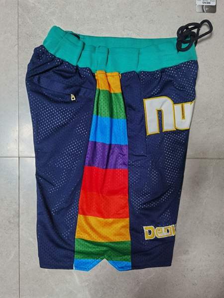 Denver Nuggets Just Don Dark Blue Basketball Shorts