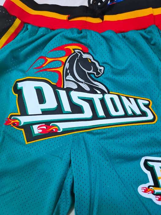 Detroit Pistons Just Don Green Basketball Shorts