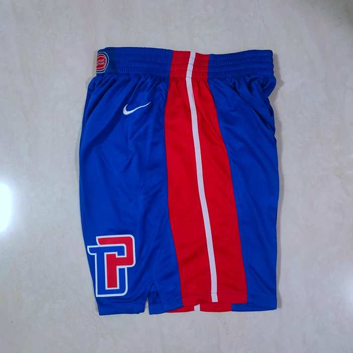 Detroit Pistons Blue Basketball Shorts