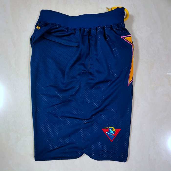 Golden State Warriors Just Don Dark Blue Basketball Shorts 02