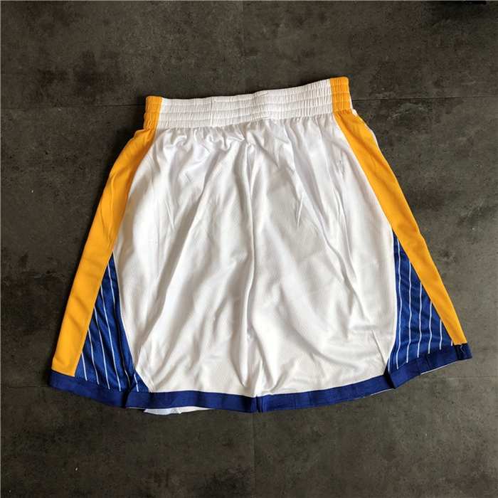 Golden State Warriors White Basketball Shorts