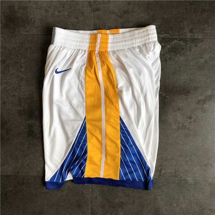 Golden State Warriors White Basketball Shorts