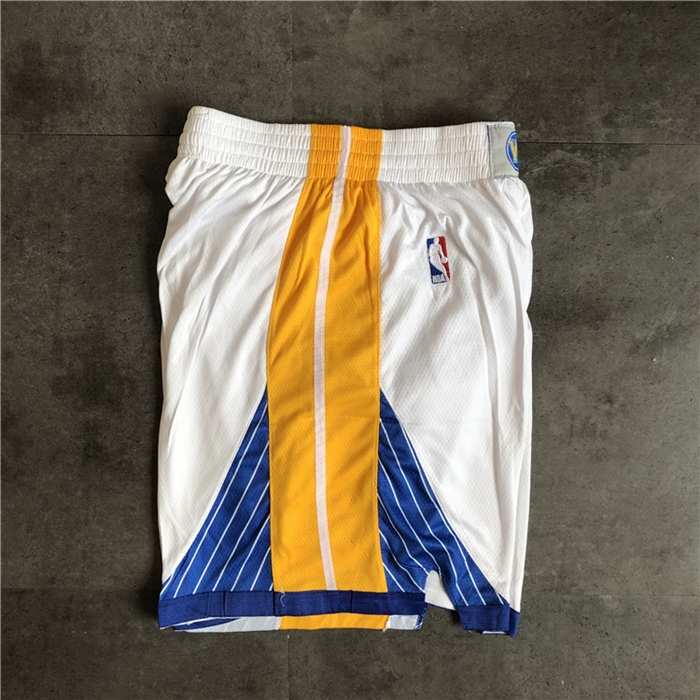 Golden State Warriors White Basketball Shorts