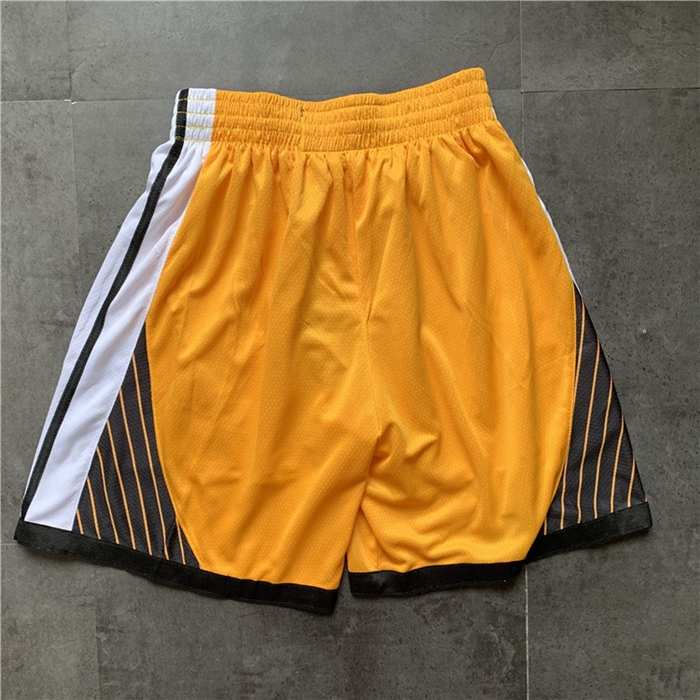 Golden State Warriors Yellow Basketball Shorts