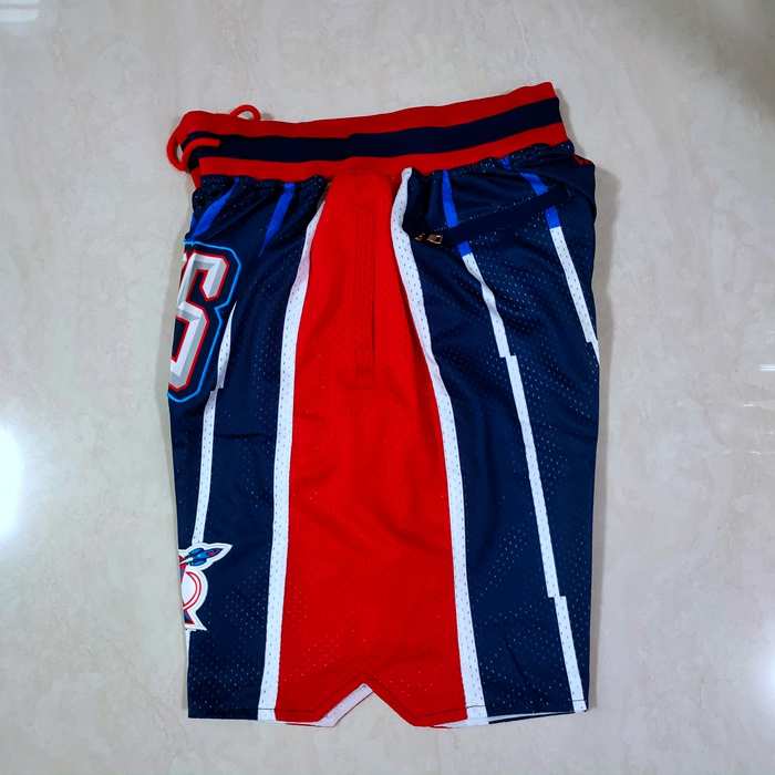 Houston Rockets Just Don Dark Blue Basketball Shorts