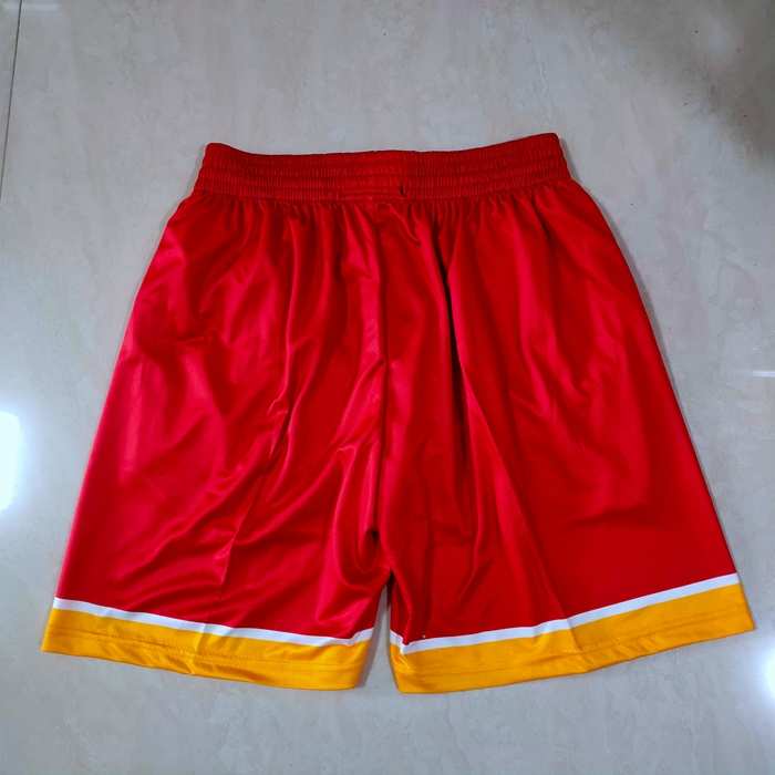 Houston Rockets Just Don Red Basketball Shorts 02