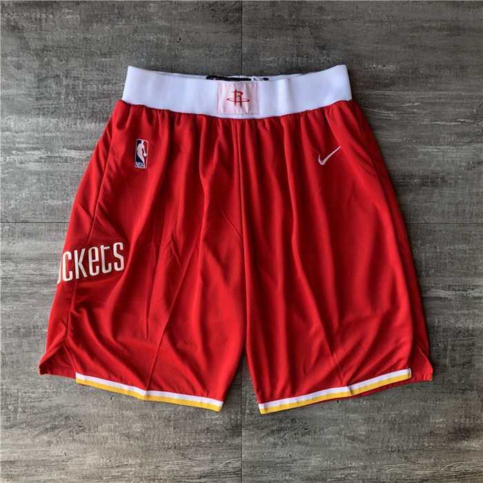 Houston Rockets Red City Basketball Shorts