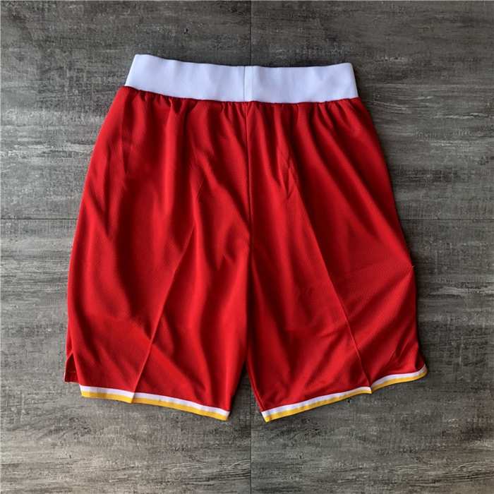 Houston Rockets Red City Basketball Shorts