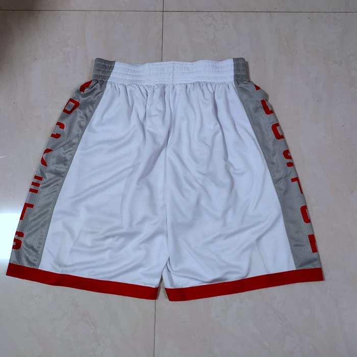 Houston Rockets White City Basketball Shorts