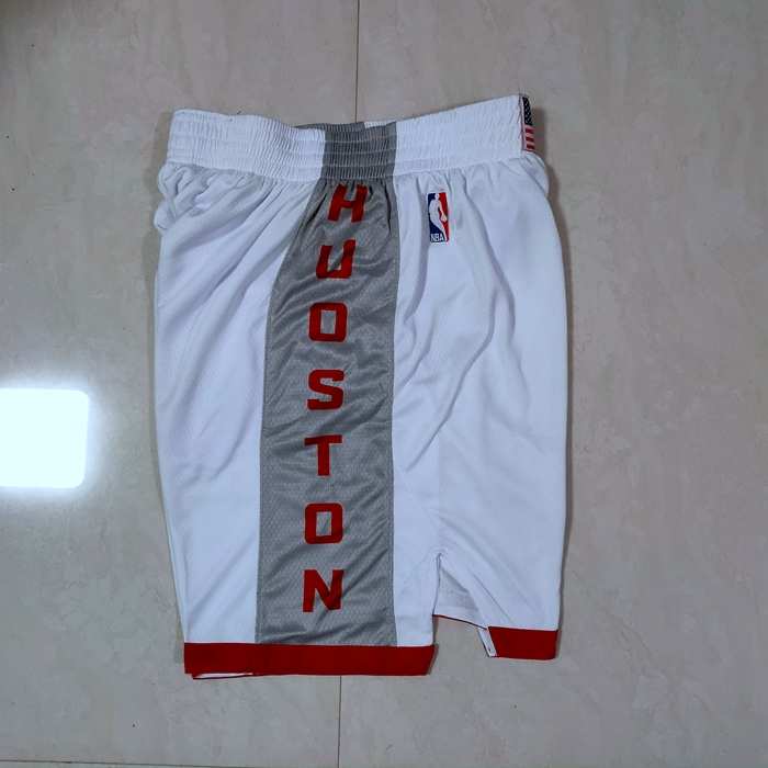 Houston Rockets White City Basketball Shorts