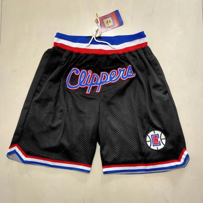 Los Angeles Clippers Just Don Black Basketball Shorts