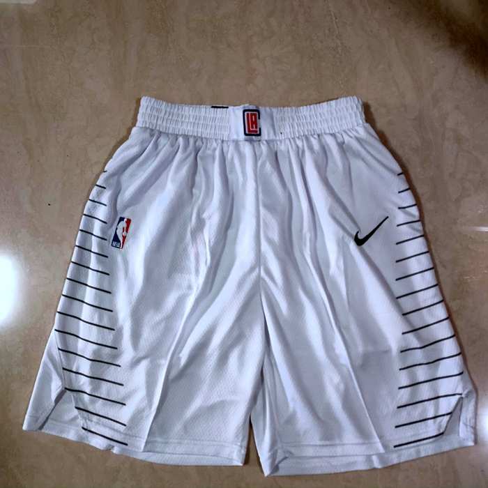 Los Angeles Clippers White Basketball Shorts