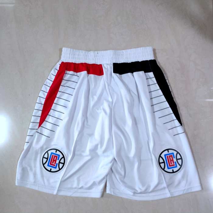 Los Angeles Clippers White Basketball Shorts