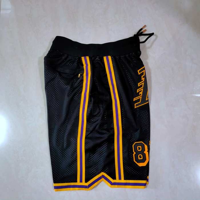 Los Angeles Lakers Just Don Black Basketball Shorts