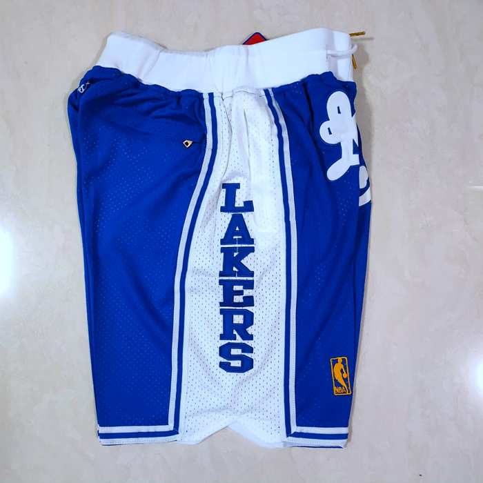 Los Angeles Lakers Just Don Blue Basketball Shorts