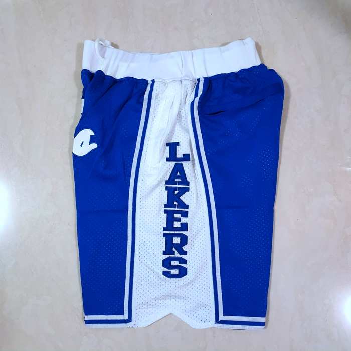 Los Angeles Lakers Just Don Blue Basketball Shorts