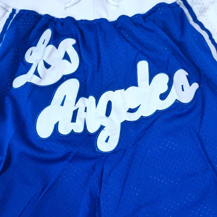 Los Angeles Lakers Just Don Blue Basketball Shorts