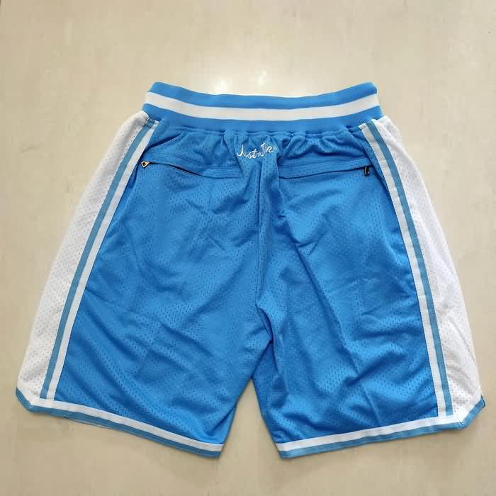 Los Angeles Lakers Just Don Blue Basketball Shorts 03