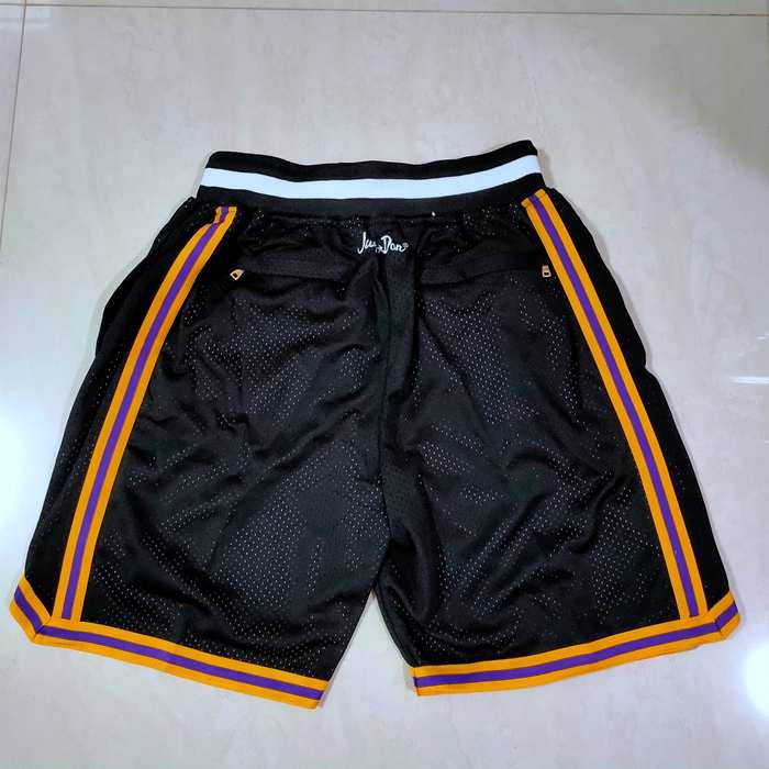 Los Angeles Lakers Just Don Black MVP Basketball Shorts