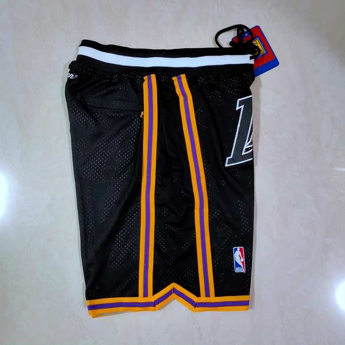 Los Angeles Lakers Just Don Black MVP Basketball Shorts