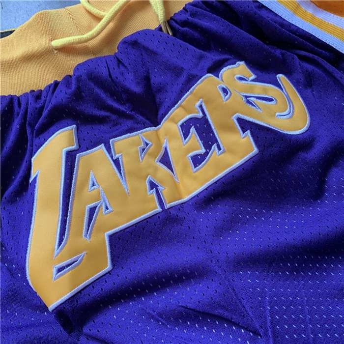 Los Angeles Lakers Just Don Purple Basketball Shorts