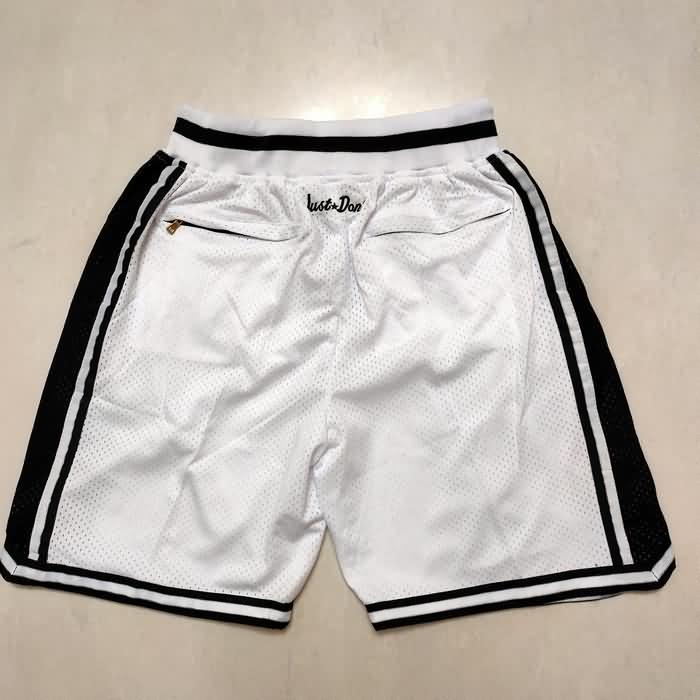 Los Angeles Lakers Just Don White Basketball Shorts