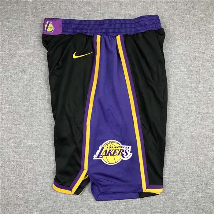 Los Angeles Lakers Black Basketball Shorts