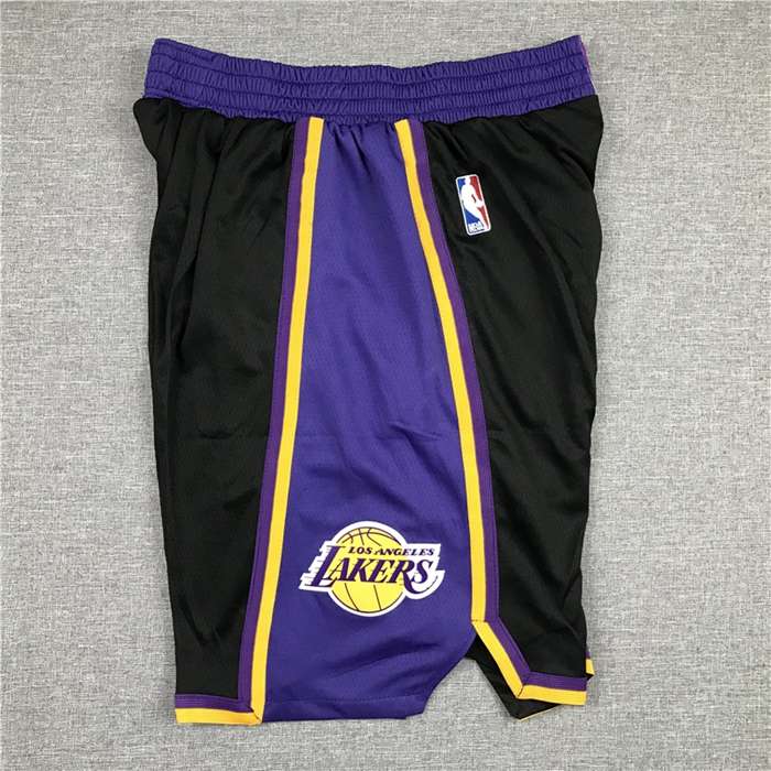 Los Angeles Lakers Black Basketball Shorts