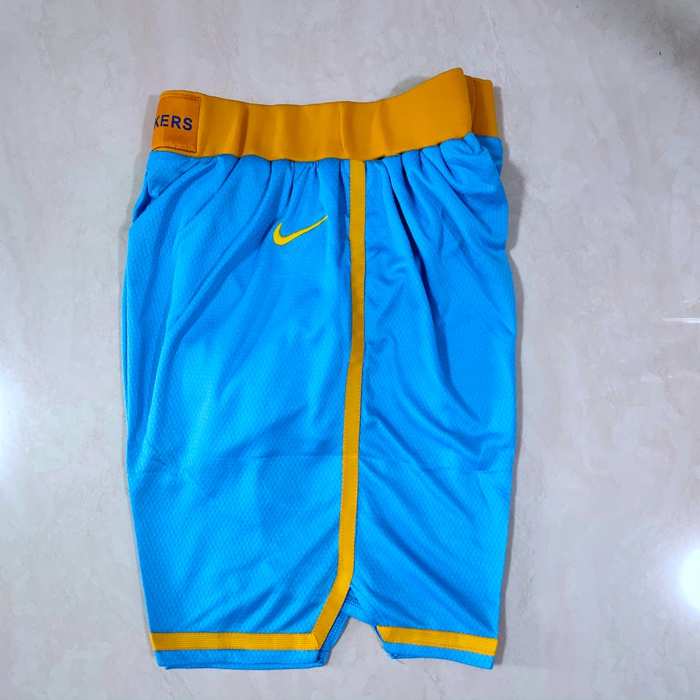 Los Angeles Lakers Blue Basketball Shorts