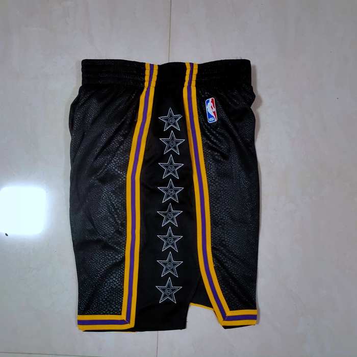 Los Angeles Lakers Black City Basketball Shorts