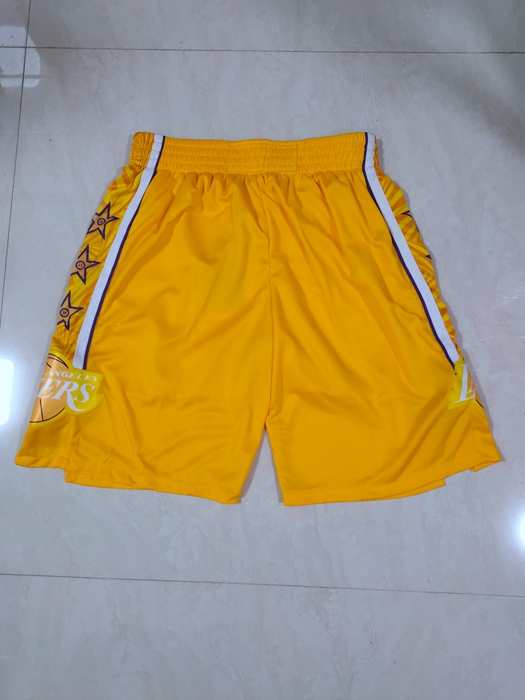 Los Angeles Lakers Yellow City Basketball Shorts