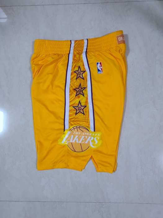 Los Angeles Lakers Yellow City Basketball Shorts