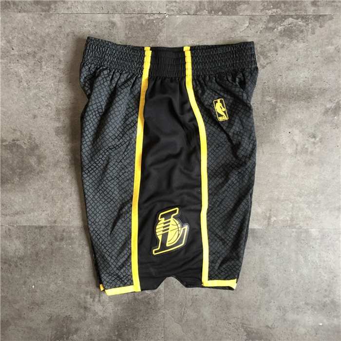 Los Angeles Lakers Black Classics Basketball Shorts