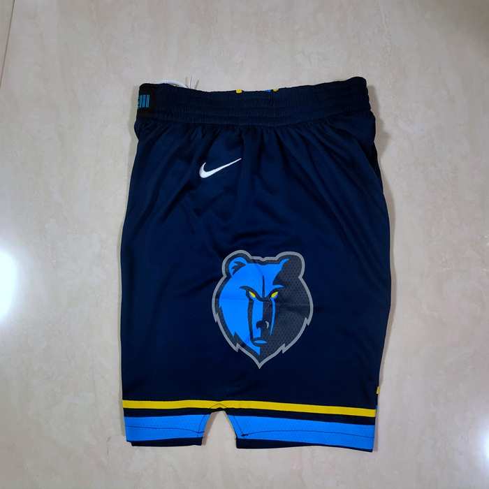 Memphis Grizzlies Dark Blue Basketball Shorts