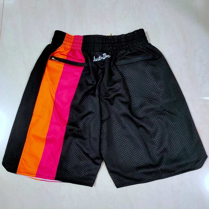 Miami Heat Just Don Black Basketball Shorts