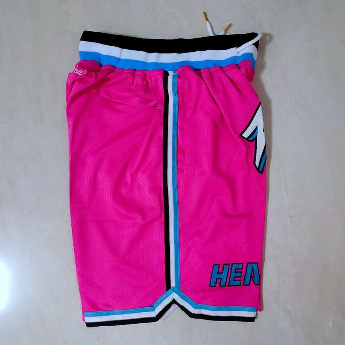 Miami Heat Just Don Pink City Basketball Shorts