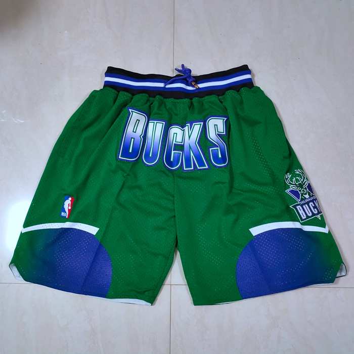 Milwaukee Bucks Just Don Green Basketball Shorts