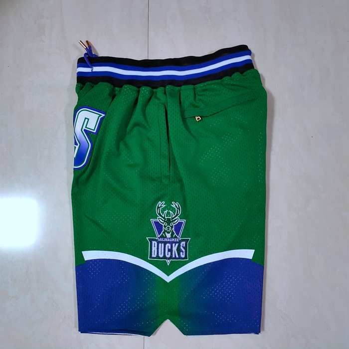 Milwaukee Bucks Just Don Green Basketball Shorts