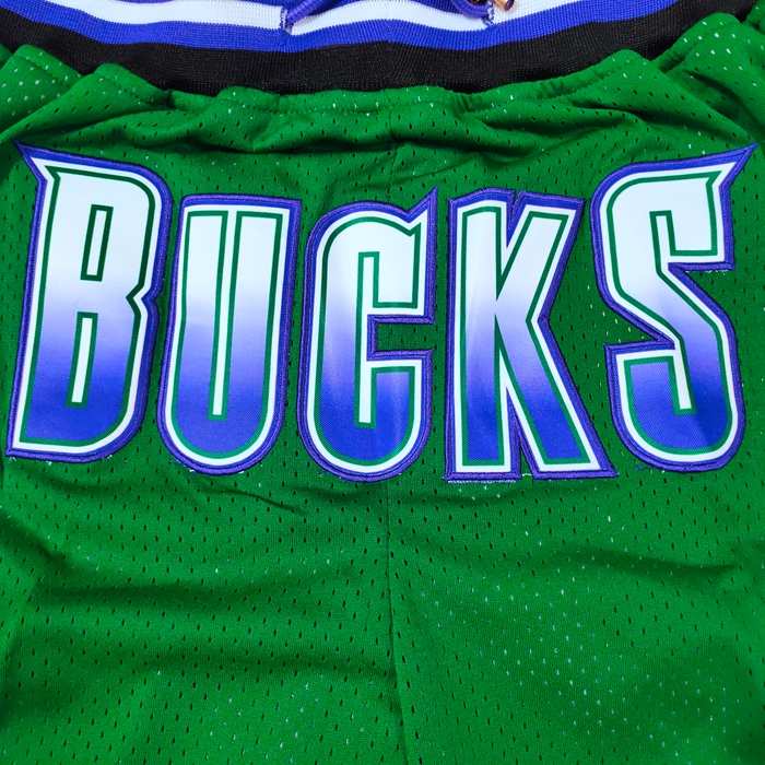 Milwaukee Bucks Just Don Green Basketball Shorts