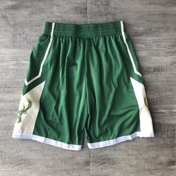 Milwaukee Bucks Green Basketball Shorts