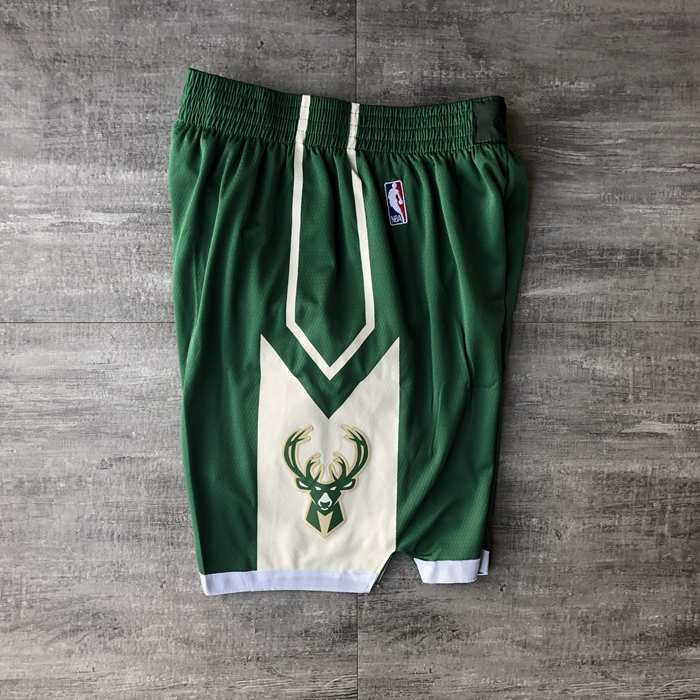 Milwaukee Bucks Green Basketball Shorts