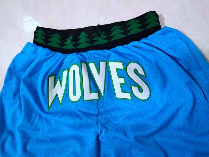 Minnesota Timberwolves Just Don Blue Basketball Shorts