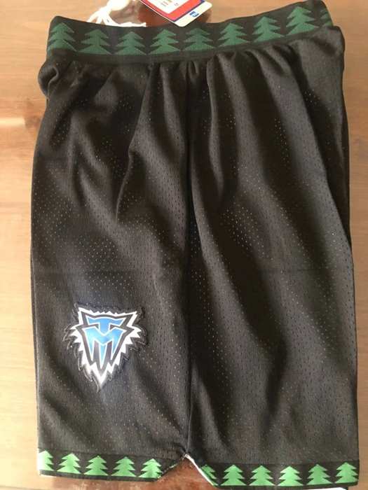 Minnesota Timberwolves Black Basketball Shorts