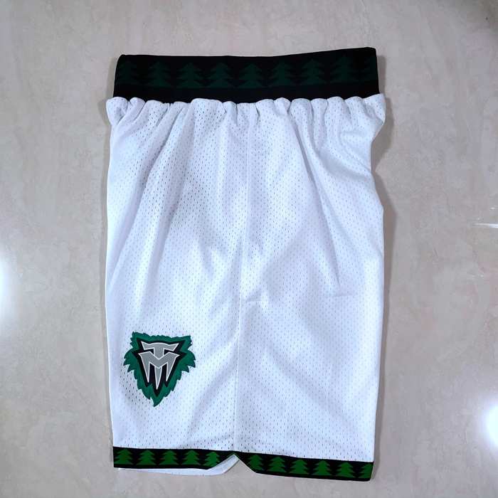 Minnesota Timberwolves White Classics Basketball Shorts