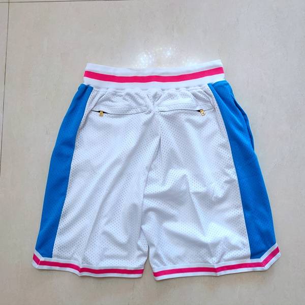 Movie Just Don White Basketball Shorts 02